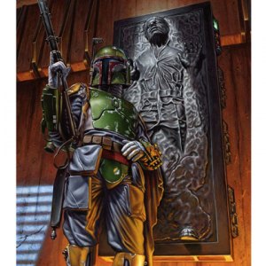 Boba Fett The Bounty Art Print (Jason Edmiston)
