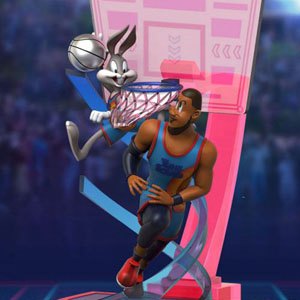 Bugs Bunny & Lebron James D-Stage Diorama