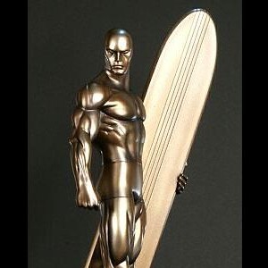 Silver Surfer Standing Faux Bronze (Bowen Designs) (studio)