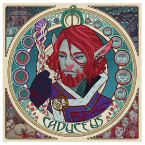 Caduceus Mighty Nein Portrait Series Art Print (Sam Hogg)