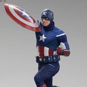 Captain America 2012 Battle Diorama