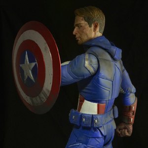 Captain America Battle Damaged