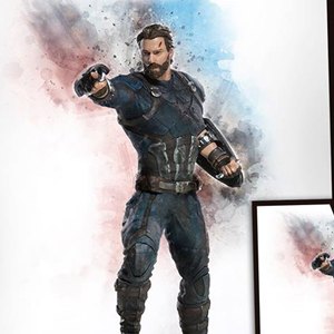 Captain America Battle Diorama (Iron Studios)