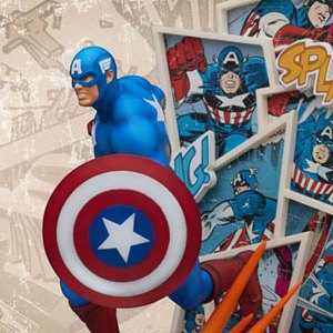 Captain America D-Stage Diorama