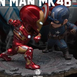 Captain America Vs. Iron Man Egg Attack