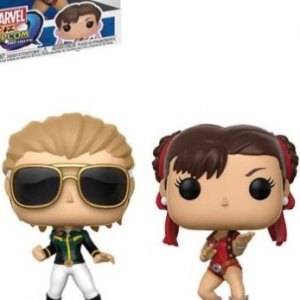 Captian Marvel Vs. Chun-Li Pop! Vinyl 2-PACK (Hot Topic)