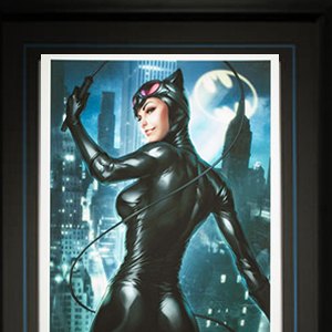 Catwoman Gotham Sirens Art Print Framed (Stanley Lau)
