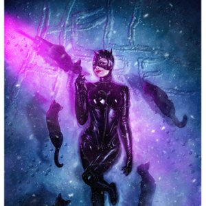 Catwoman HellO THere Art Print (Kevin McGivern)