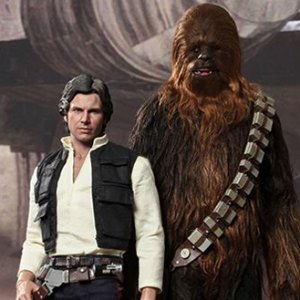 Han Solo and Chewbacca