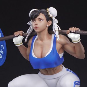 Chun-Li Powerlifting