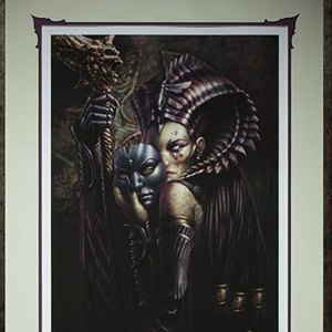 Cleopsis Unmasked Art Print Framed (Steve Argyle)