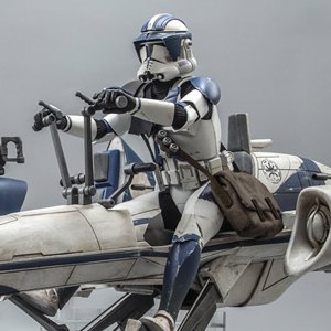 Clone Trooper Heavy Weapons & BARC Speeder With Sidecar