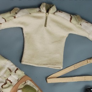 Custom Combat Uniform Set 3-Color Sand