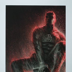 Daredevil The Man Without Fear Art Print (Fabian Schlaga)