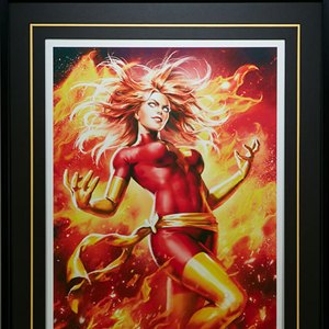 Dark Phoenix Art Print Framed (Ian MacDonald)