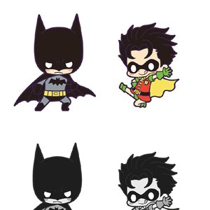 DC Comics Batman Debut Rubber Charms