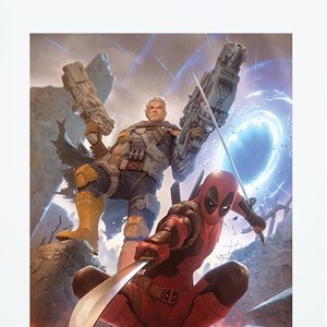 Deadpool & Cable Art Print (Alex Garner)