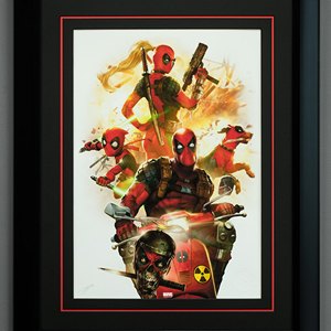 Deadpool Corps Art Print Framed (Dave Wilkins)