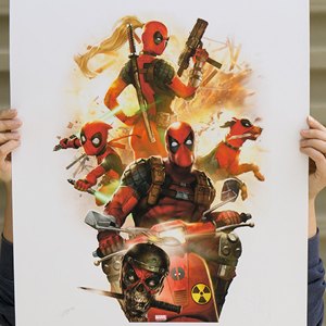 Deadpool Corps Art Print (Dave Wilkins)