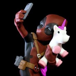 Deadpool #unicornselfie Q-Fig