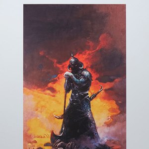 Death Dealer III Art Print (Frank Frazetta)