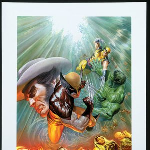 Death Of Wolverine Art Print (Alex Ross)