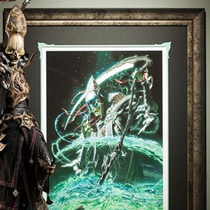 Death Shepherd Of Souls Art Print Framed (Fabian Schlaga)
