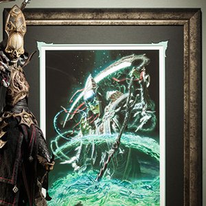 Death Shepherd Of Souls Art Print Framed (Fabian Schlaga)