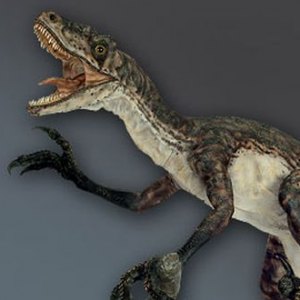 Deinonychus Attacking