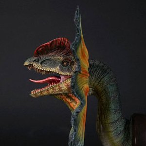 Dilophosaurus Green With Neck-Frill