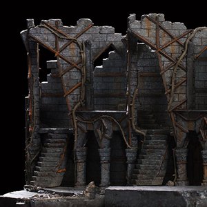 Dol Guldur Diorama Collonade