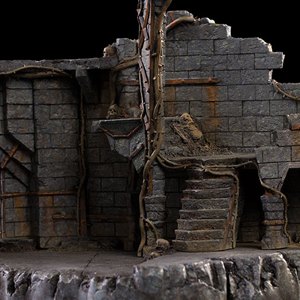 Dol Guldur Diorama North Courtyard