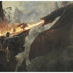 Dragon's Breath 2 Art Print (Greg Rutkowski)