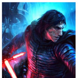 Duel Kylo Ren Art Print (Richard Luong)