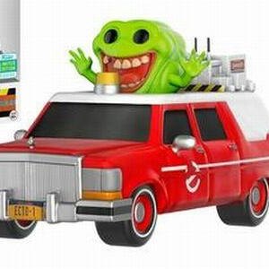 Ecto-1 With Slimer Pop! Vinyl (SDCC 2016)