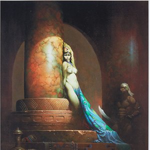 Egyptian Queen Art Print (Frank Frazetta)