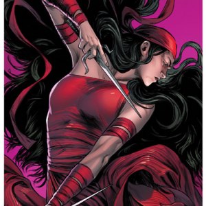 Elektra Woman Without Fear Art Print (Carmen Carnero)