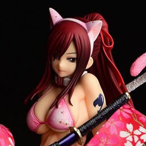 Erza Scarlet CAT Gravure Style Cherry Blossom