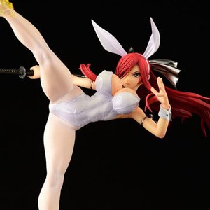 Erza Scarlet High Kick White Bunny
