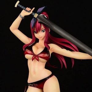 Erza Scarlet Swimwear Gravure Style Fire