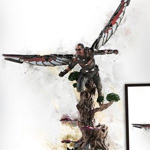 Falcon Battle Diorama (Iron Studios)