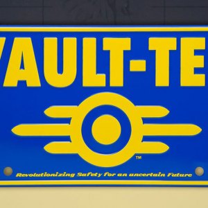 Fallout Vault-Tec Metal Sign