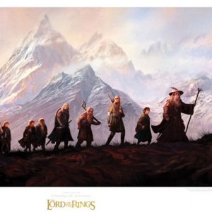 Fellowship Of The Ring 20th Anni Art Print