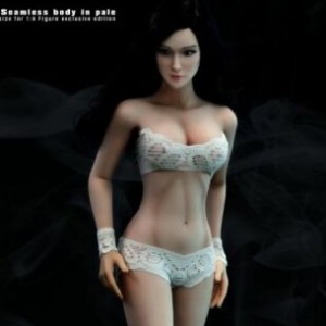 Female Seamless Body Pale Large Bust 1 (studio)