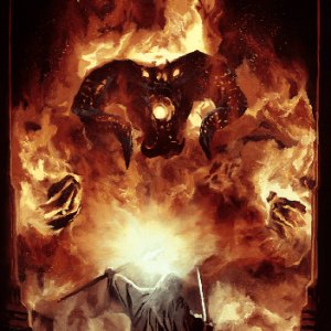 Flame Of Anor Art Print (Chris Valentine)