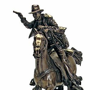 Indiana Jones On Horse Bronze Plated (Indiana Jones Shop) (studio)