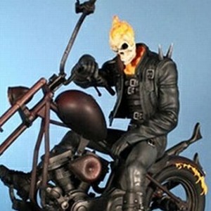 Ghost Rider On Motorcycle