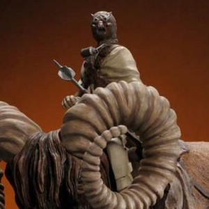 Bantha And Tusken Raider