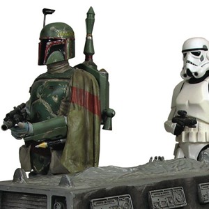 Boba Fett With Han Solo In Carbonite (studio)