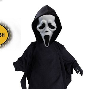 Ghost Face Roto Plush Doll Mezco Designer Series